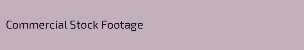 Commercial Stock Footage